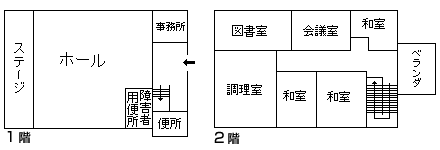 港町公民館建物平面図