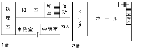 保田公民館建物平面図