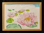 大人の塗り絵（睡蓮）