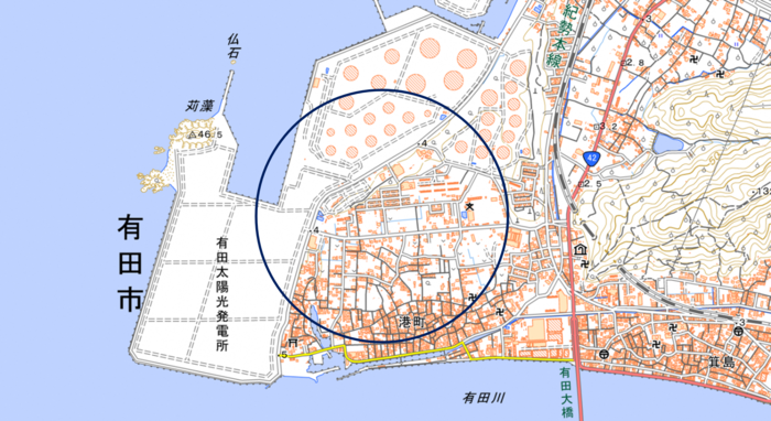 採水場所付近周辺地図